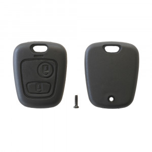 CARCASA CHEIE CONTACT PENTRU CITROEN BERLINGO / C1 / C2 / C3 / C5 / SAXO / XSARA PICASSO, 2 BUTOANE, FARA CHEIE - Img 3