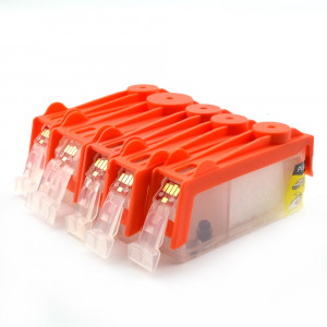 Cartuse reincarcabile pentru canon pgi 520 bk , cli 521 bk, cli 521 c, cli 521m, cli 521y - Img 2