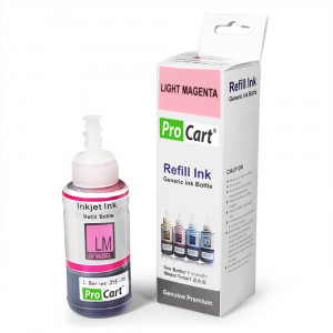 Cerneala refill foto dye light magenta pentru imprimante epson seria l