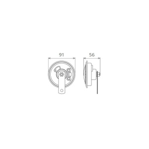 CLAXON ELECTROMAGNETIC 12V 5A TON INALT - Img 5