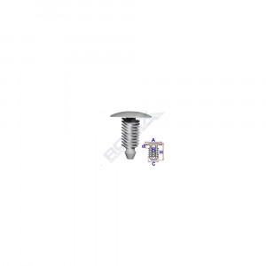 CLIPS DE TAVAN PENTRU FIAT SET 10 BUC - Img 2