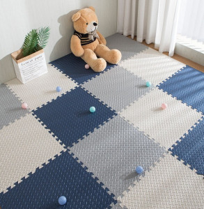 Covoras puzzle xl, 60x60 cm, grosime 2 cm, spuma eva, 2 piese culoare alb - Img 8