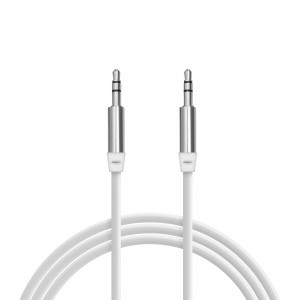 Delight - Cablu AUX - fişă jack 3,5 mm, înveliş silicon - 1 m - Img 3