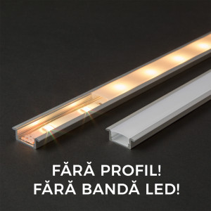 Ecran opal pt. profil aluminiu LED - 1000 mm - Img 1
