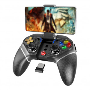 Gamepad wireless, ps3/pc/android/ios, turbo, suport smartphone latime 8 cm - Img 1