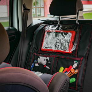 HUSA PROTECTIE PENTRU SCAUN AUTO COPII CU BUZUNAR TABLETA - Img 4