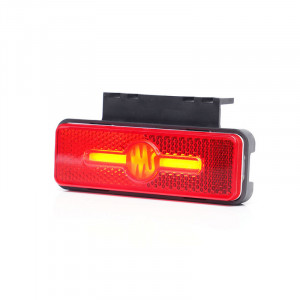 LAMPA GABARIT LED 2034 W254, 12V-24V, POZITIE ROSU WAS - Img 3