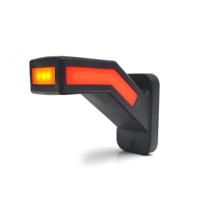 LAMPA GABARIT LED CU BRAT 1167L W168.2, 12V-24V, POZITIE ALB / ROSU / PORTOCALIU STANGA WAS - Img 8