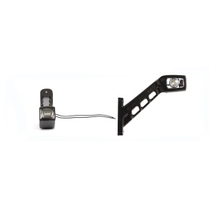 LAMPA GABARIT LED CU BRAT 238P W48, 12V-24V, POZITIE ALB / ROSU / PORTOCALIU DREAPTA WAS - Img 12