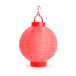 Lampion LED - Roșu - 2 x AAA - Img 2