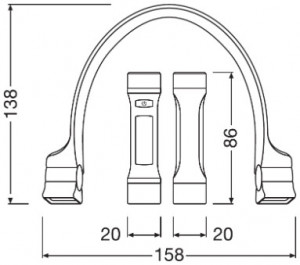 LANTERNA PENTRU UMAR OSRAM WEARABLE NECK LIGHT LEDIL413 - Img 8