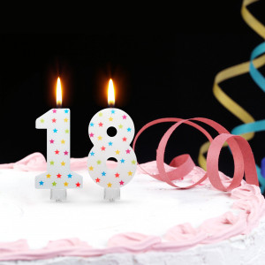 Lumânare pentru tort în formă de 8 - Img 2