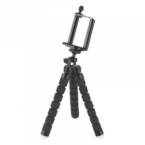 Mini trepied flexibil pentru telefonul mobil, reglabil, portabil, 3 brate fixare, dimensiune compacta - Img 8