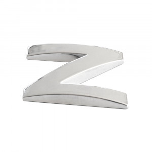 ORNAMENT AUTO 3D. LITERA N. 26 MM. CROMAT - Img 1