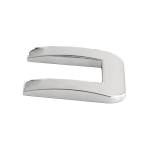 ORNAMENT AUTO 3D. LITERA U. 26 MM. CROMAT - Img 4