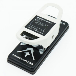 Perforator 10 coli si rotunjitor colturi carduri raza 5 mm, metal, heavy duty, bright office - Img 5