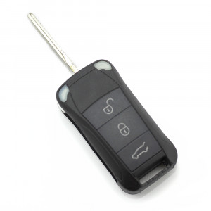 Porsche Cayenne Carcasa cheie tip briceag, 3 butoane - Img 1
