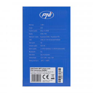 RADIO MP3 PLAYER AUTO DAB SI RDS PNI CLEMENTINE 8480BT 4X45W, 12/24V, CU SD, USB, AUX, RCA, BLUETOOTH SI USB 1.5A - Img 2