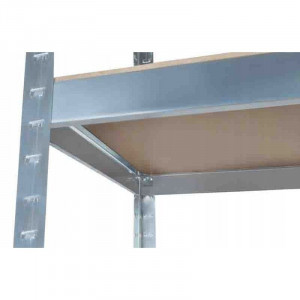 Raft metalic pentru depozitare, structura 4 nivele, sarcina per raft 175 kg, 150x75x30 cm - Img 8