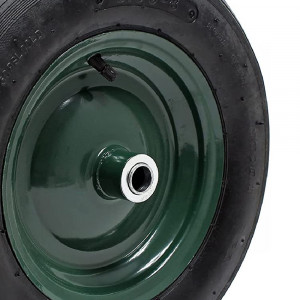 Roata pentru roaba, pneumatica, diametru 40 cm, cauciuc si metal - Img 3