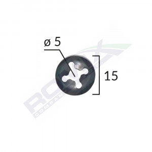 SAIBA FIXARE TAPITERIE UNIVERSAL - NEGRU - 15MM SET 25 BUC - Img 1