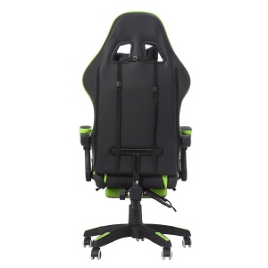 Scaun ergonomic gaming, spatar rabatabil, suport lombar, suport retractabil picioare, tetiera, inaltime reglabila 122-130 cm - Img 6