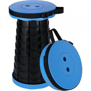 Scaun rotund pliabil, telescopic, maner pentru transport, pescuit si camping - Img 7