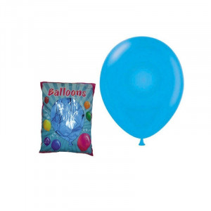 Set 100 baloane albastre pentru petrecere, 30 cm, latex - Img 2