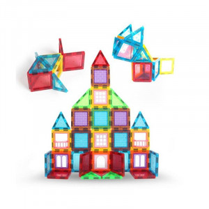 Set constructie magnetic, 106 piese, joc educativ si creativ, varsta 3+, procart - Img 13