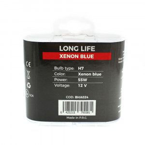 Set de 2 becuri Halogen H7 +100% Intensitate - LONG LIFE - CARGUARD - Img 5