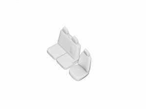 SET HUSE SCAUN FORD TRANSIT (2+1) 2014-2016 - Img 2