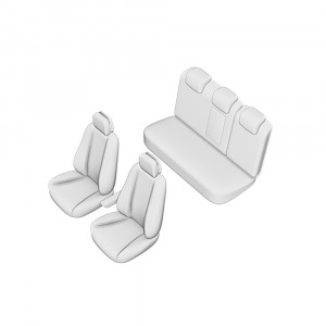 SET HUSE SCAUN VOLKSWAGEN PASSAT B8 SEDAN 2015 (BANCHETA FRACTIONATA) CU TETIERELE SPATE IN FORMA DE L - Img 4