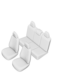 SET HUSE SCAUN VOLKSWAGEN TOURAN 2004-2009 (SCAUNE INDIVIDUALE SPATE) - Img 10