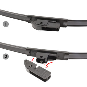 Ștergător profesional 18"/45cm - multiadaptor - CARGUARD - Img 2
