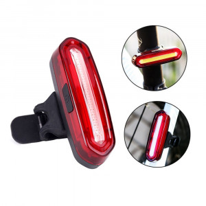 Stop led pentru bicicleta, reincarcabil usb 600 mah, 16 led-uri, 4 moduri iluminare, ipx4 - Img 2