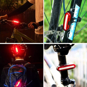 Stop led pentru bicicleta, reincarcabil usb 600 mah, 16 led-uri, 4 moduri iluminare, ipx4 - Img 9