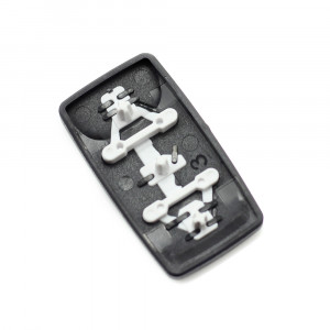 Volkswagen - tastatură pentru carcasă cheie cu 3 butoane - CARGUARD - Img 2