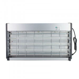 Aparat antiinsecte profesional uv 3x20w, raza 350 mp, antitantari, grilaj metalic, argintiu, procart® - Img 3