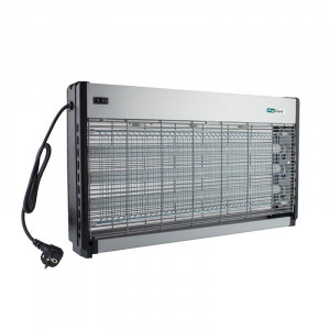 Aparat antiinsecte profesional uv 3x20w, raza 350 mp, antitantari, grilaj metalic, argintiu, procart® - Img 8