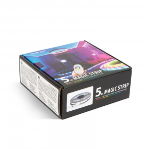 Banda LED RGB - "MagicControl" - 5 m - peste 100 de programe, telecomandă tactilă - IP65 - Img 10