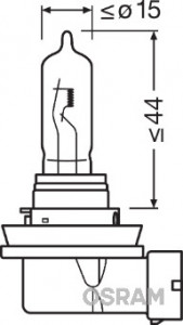 BEC 12V H9 65 W ORIGINAL OSRAM - Img 3