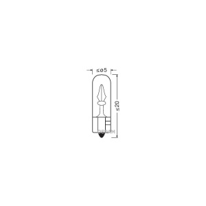 BEC 12V W2.3W ORIGINAL SET 10 BUC OSRAM - Img 4