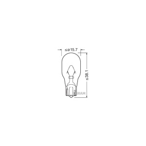 BEC 12V WY16W ORIGINAL SET 10 BUC OSRAM - Img 4