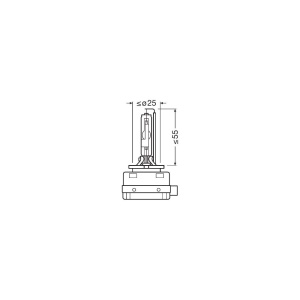 BEC XENON 85V D1R 4100 K XENARC ORIGINAL OSRAM - Img 7
