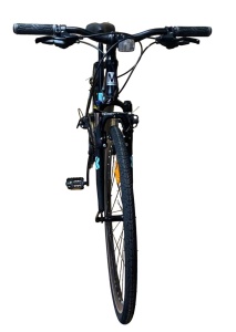 Bicicleta dama 700c hibrid, munte, oras, 21 viteze shimano, v-brake, cadru 17 inch aluminiu - Img 4