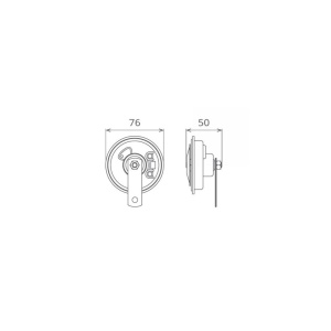 CLAXON ELECTROMAGNETIC 12V 3.5A TON INALT - Img 6
