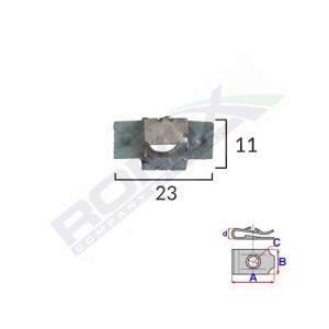 CLEMA CAPAC MOTOR PENTRU PEUGEOT SET 5 BUC - Img 2