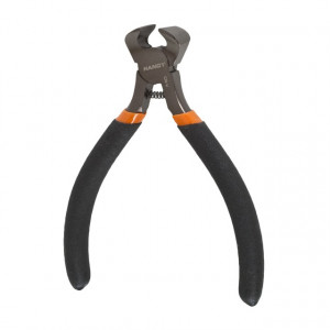 Cleste de taiat frontal, maner cauciucat 115 mm - Img 1