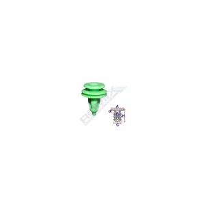 CLIPS TAPITERIE PENTRU CHRYSLER - VERDE SET 10 BUC - Img 3