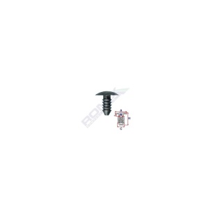 CLIPS TAPITERIE PENTRU FIAT/GRUP VAG 7X17.9MM - GRI SET 10 BUC - Img 4